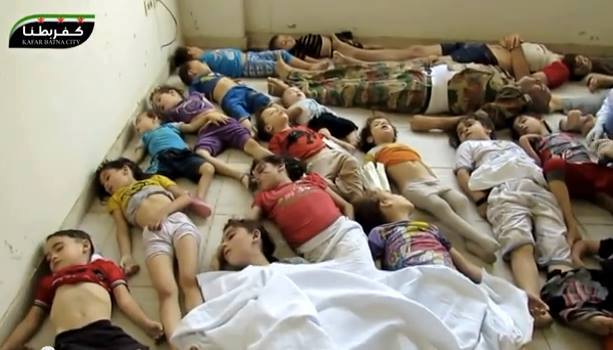 Image result for assad gassed syrian babies
