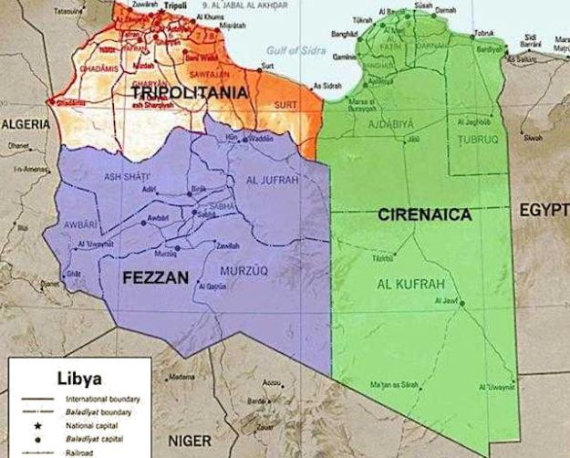 Historical regions of Libya