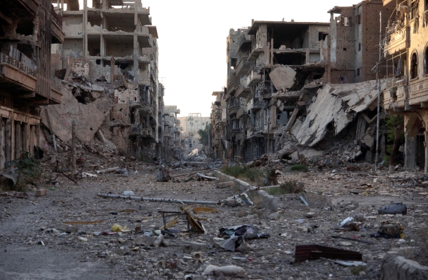 Devastation in Deir Ezzor, June 2013