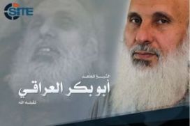 ISIS's eulogy picture of Haji Bakr